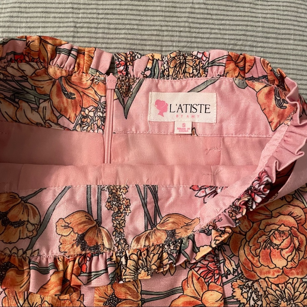 L'ATISTE belted high rise short size M - Picture 7 of 8